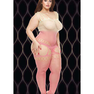 Lapdance - Pink Mirage Suspender Bodystocking